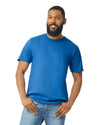 Gildan 64000 mens unisex adult Softstyle t-shirt royal blue back