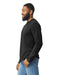 64400 Gildan Softstyle Long Sleeve T-shirt Adult Black Side
