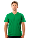 64V00 Gildan Softstyle V-Neck Adult T-shirt Irish Green Front View