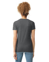 Gildan 64000L Womens Softstyle t-shirt charcoal back View