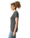 Gildan 64000L Womens Softstyle t-shirt charcoal side View