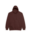 JH001 AWDis College Unisex Chocolate Fudge Brownie Hoodie Flat View