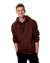 JH001 AWDis College Unisex Chocolate Fudge Brownie Hoodie Men's Front View