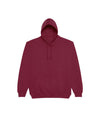 JH001 AWDis College Unisex Cranberry Hoodie Flat View