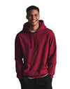 JH001 AWDis College Unisex Cranberry Hoodie Men's Front View