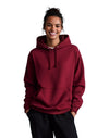 JH001 AWDis College Unisex Cranberry Hoodie Women's Front View