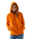 JH001 AWDis College Unisex Pumpkin Pie Orange Hoodie Women's Front View