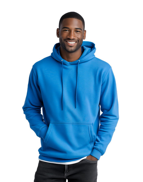 AWDis JustHoods College Hoodie in Sapphire Blue: JH001 | DTG | XS