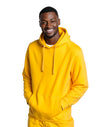 JH001 AWDis College Unisex Sun Yellow Hoodie Men's Front View