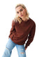 AWDis JustHoods Sweatshirt (JH030): Chocolate Fudge Brownie