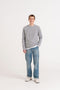 AWDis JustHoods Sweatshirt (JH030): Heather Grey