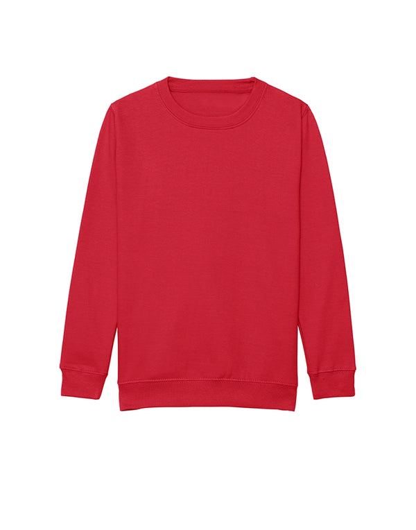 AWDis JustHoods Kids Sweatshirt: Fire Red (JH030J)
