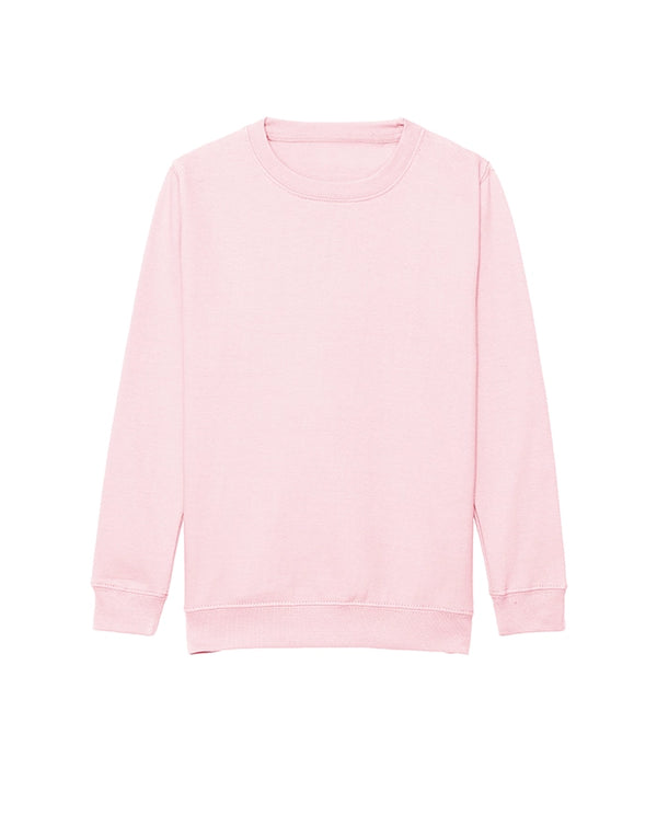 AWDis JustHoods Kids Sweatshirt: Baby Pink (JH030J)