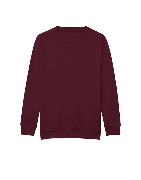 AWDis JustHoods Kids Sweatshirt: Burgundy (JH030J)