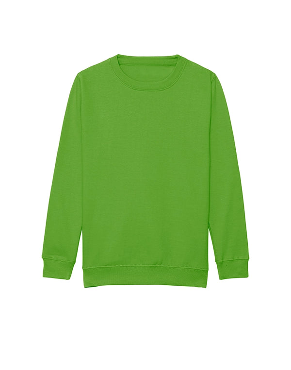 AWDis JustHoods Kids Sweatshirt: Lime Green (JH030J)
