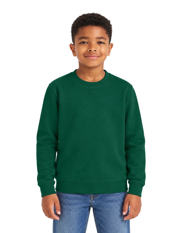 AWDis JustHoods Kids Sweatshirt: Rainforest Green (JH030J)