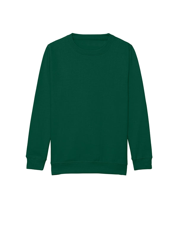 AWDis JustHoods Kids Sweatshirt: Rainforest Green (JH030J)