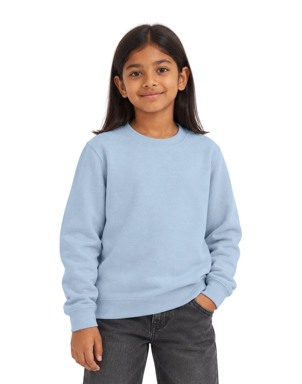 AWDis JustHoods Kids Sweatshirt: Sky Blue (JH030J)