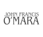 The text 'JOHN FRANCIS O'MARA' appears in dark gray serif lettering on a plain white background.