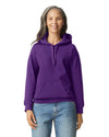 SF500 Gildan Softstyle Adult Hoodie Purple Front View