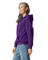 SF500 Gildan Softstyle Adult Hoodie Purple Side View
