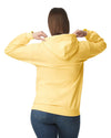 SF500 Gildan Softstyle Adult Hoodie Yellow Haze Back View