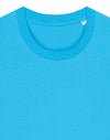 STTU169 Stanley Stella Creator 2.0 T-shirt in Aqua Blue Detail Close Front View