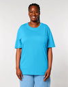 STTU169 Stanley Stella Creator 2.0 T-shirt in Aqua Blue Women's Front View
