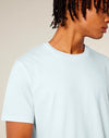 STTU169 Stanley Stella Creator 2.0 T-shirt in Blue Ice Men's Closeup View