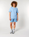 STTU169 Stanley Stella Creator 2.0 T-shirt in Blue Soul Women's Full Body Front View