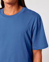STTU169 Stanley Stella Creator 2.0 T-shirt in Bright Blue Closeup Front View