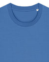 STTU169 Stanley Stella Creator 2.0 T-shirt in Bright Blue Closeup Detail Front View