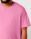 STTU169 Stanley Stella Creator 2.0 T-shirt in Bubble Pink Closseup Front View