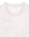 STTU169 Stanley Stella Creator 2.0 T-shirt in Cool Heather Grey Close-up Detail Front View
