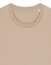 STTU169 Stanley Stella Creator 2.0 T-shirt in Desert Dust Close-up Detail Front View
