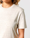 STTU169 Stanley Stella Creator 2.0 T-shirt in Eco Heather Close-up Front View