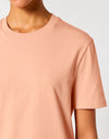 STTU169 Stanley Stella Creator 2.0 T-shirt in Fraiche Peche Close-up Front View