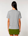 STTU169 Stanley Stella Creator 2.0 T-shirt in Heather Grey Women's Back View