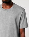 STTU169 Stanley Stella Creator 2.0 T-shirt in Heather Grey Close-up Front View
