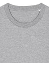 STTU169 Stanley Stella Creator 2.0 T-shirt in Heather Grey Close-up Front View