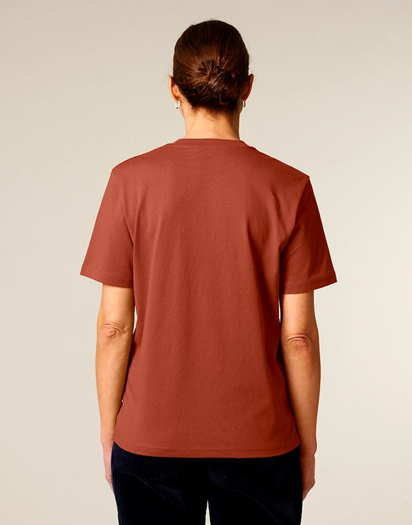 STTU169 Stanley Stella Creator 2.0 T-shirt in Heritage Brown Women's Back View