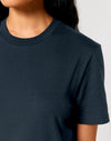 STTU169 Stanley Stella Creator 2.0 T-shirt in India Ink Close-up Front View