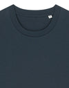 STTU169 Stanley Stella Creator 2.0 T-shirt in India Ink Close-up Detail Front View