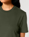 STTU169 Stanley Stella Creator 2.0 T-shirt in Khaki Close-up Front View