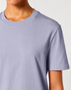 STTU169 Stanley Stella Creator 2.0 T-shirt in Lavender Close-up Front View