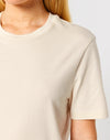 STTU169 Stanley Stella Creator 2.0 T-shirt in Natural Raw Close-up Front View
