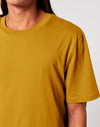 STTU169 Stanley Stella Creator 2.0 T-shirt in Ochre Close-up Front View