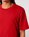 STTU169 Stanley Stella Creator 2.0 T-shirt in Red Close-up Front View