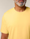 STTU169 Stanley Stella Creator 2.0 T-shirt in Viva Yellow Close-up Front View