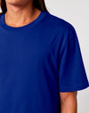 STTU169 Stanley Stella Creator 2.0 T-shirt in Worker Blue Close-up Front View